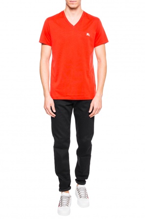 T-shirt with an embroidered pattern, zdjęcie 2 T-shirt with an embroidered pattern od Burberry
